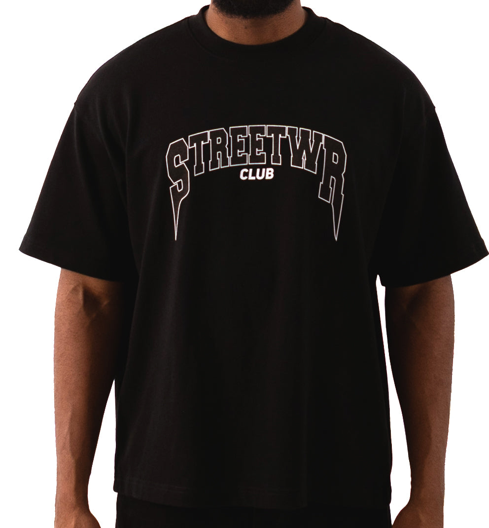 BLACK STAPLE T-SHIRT