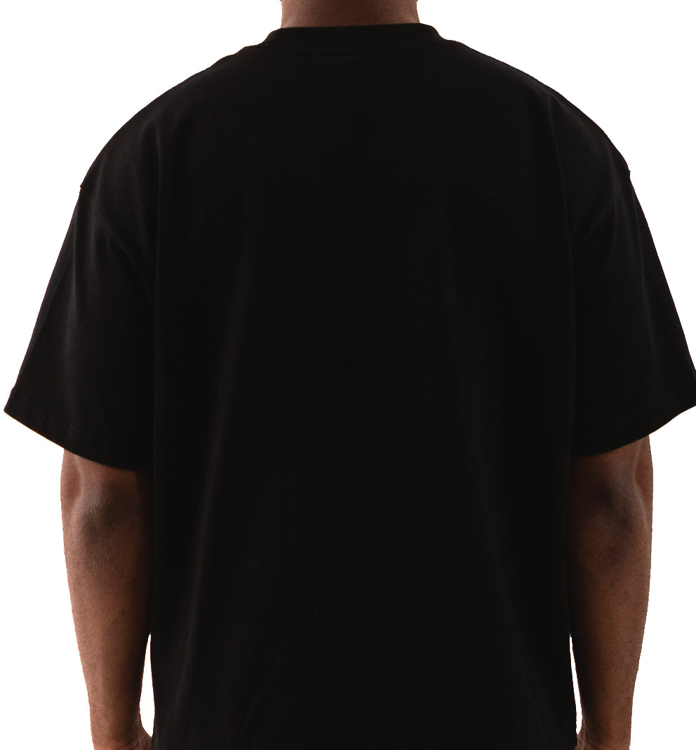 BLACK STAPLE T-SHIRT