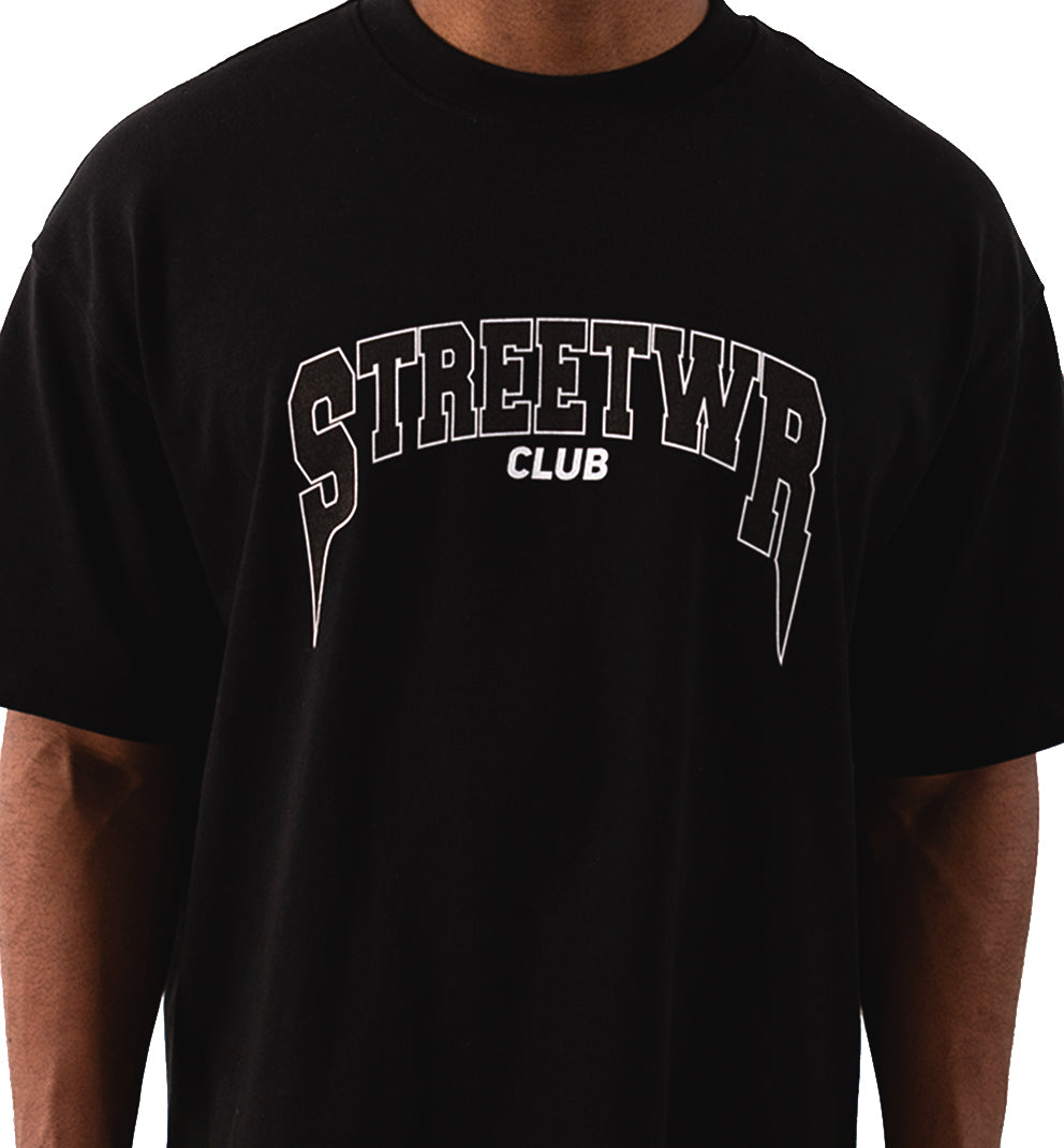BLACK STAPLE T-SHIRT
